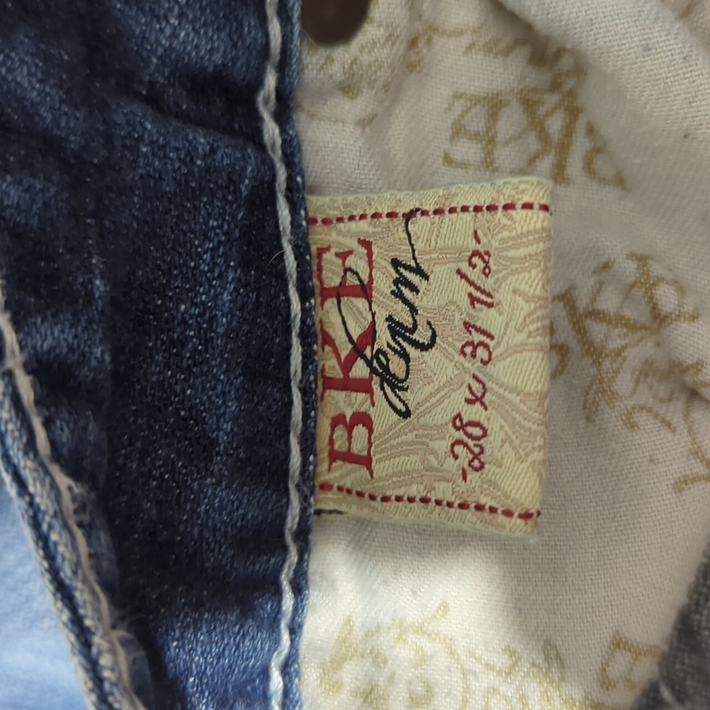BKE Sabrina Bootcut Stretch Women's Distressed Embellished Jeans Size 28 - Picture 7 of 8